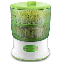 home bean sprouts machine smart microcomputer control fully automatic double layer digital multifunction bean sprouts pot ed