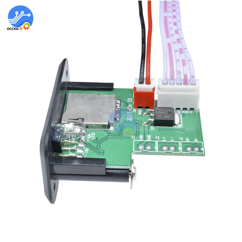 5 в 12 В USB MP3 декодер доска мини аудио декодирование модуль Поддержка TF карты песни плеер+ инфракрасный ИК пульт дистанционного управления приемник