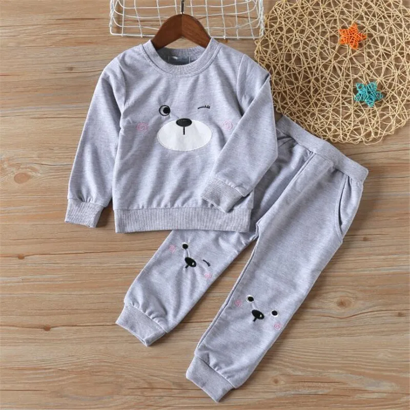 Демисезонный детская спортивная одежда для мальчиков костюмы Одежда девочек Sets3