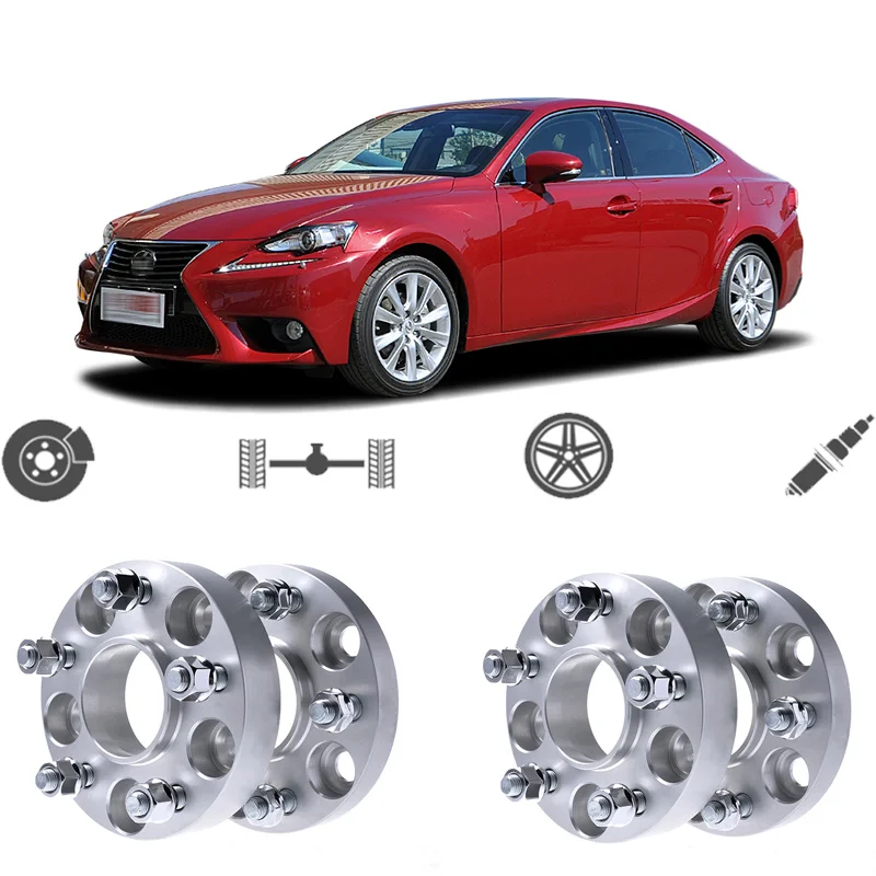

Teeze 4pcs 5X114.3 60.1CB 25mm Thick Hubcenteric Wheel Spacer Adapters For Lexus IS/RX/SC/GS/ES