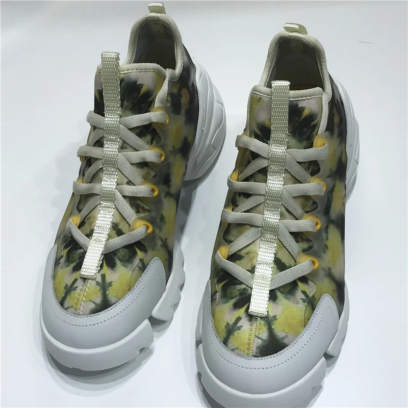 2019 повседневная обувь женские кроссовки на массивной платформе дышащая женская