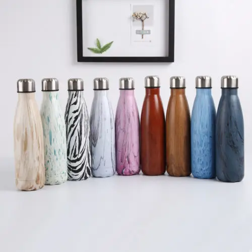 Креативная кружка из нержавеющей стали объемом 500 мл бутылка для воды вакуумная