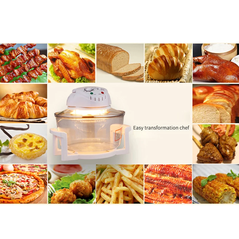 12L конвекционная инфракрасная духовка жаровня большая емкость без жирного дыма