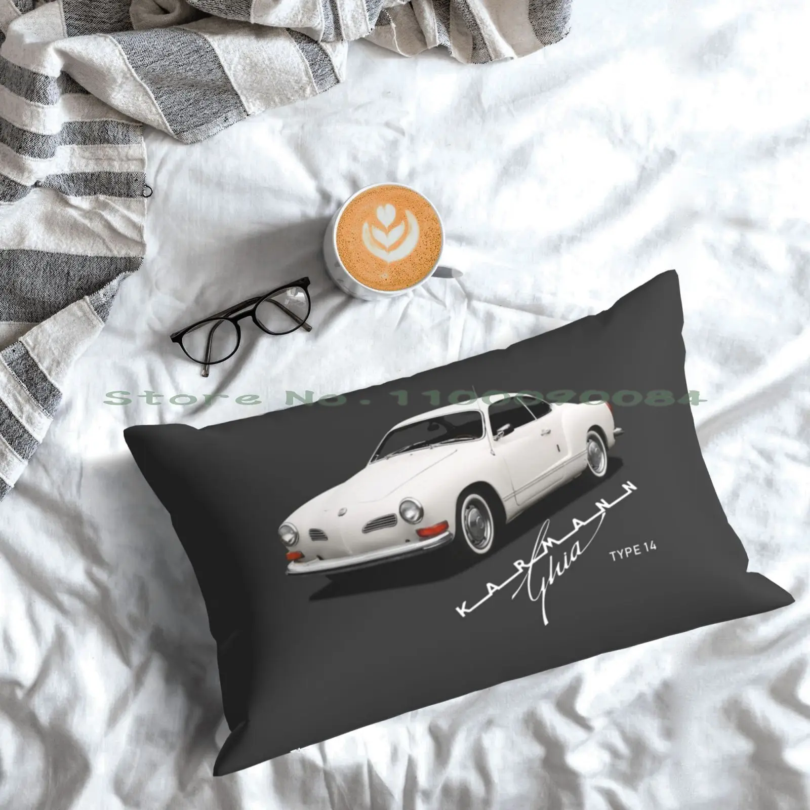 Чехол-Подушка Karmann Ghia 20x30 50*75 для дивана спальни классический автомобиль немецкий