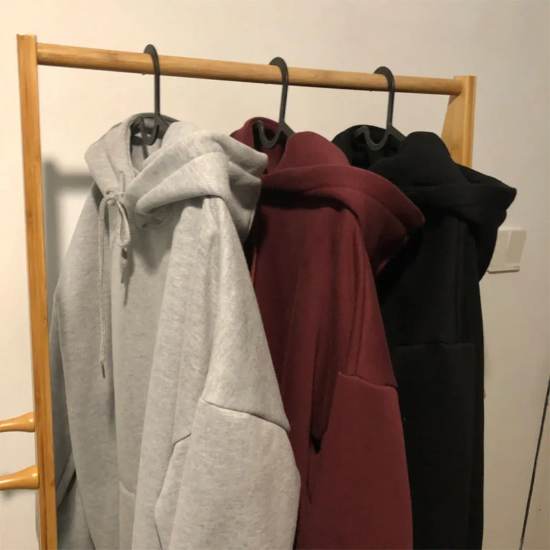 Autumn Winter Woman Hoodie Hooded Loose Thicken Solid Casual female sweatshirts 2020 HOT las mujeres sweetshirts