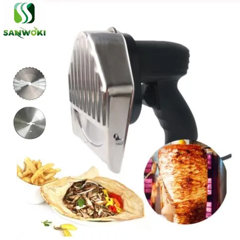 Индейка Мясорубка kebeb ломтерезка машина для резки мяса Doner нож кебаба