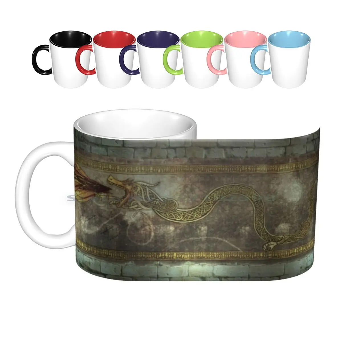 Керамические кружки Dragon Lore кофейные чашки Кружка для молока и чая шкуры дракона