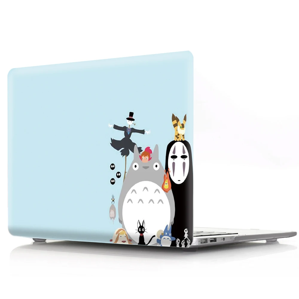 HRH Тоторо милые животные PC ноутбук оболочка защитный жесткий пластиковый чехол для MacBook Pro retina 1" 13" 1" 15" Touch Bar A2159 - Цвет: FacelessTotoro