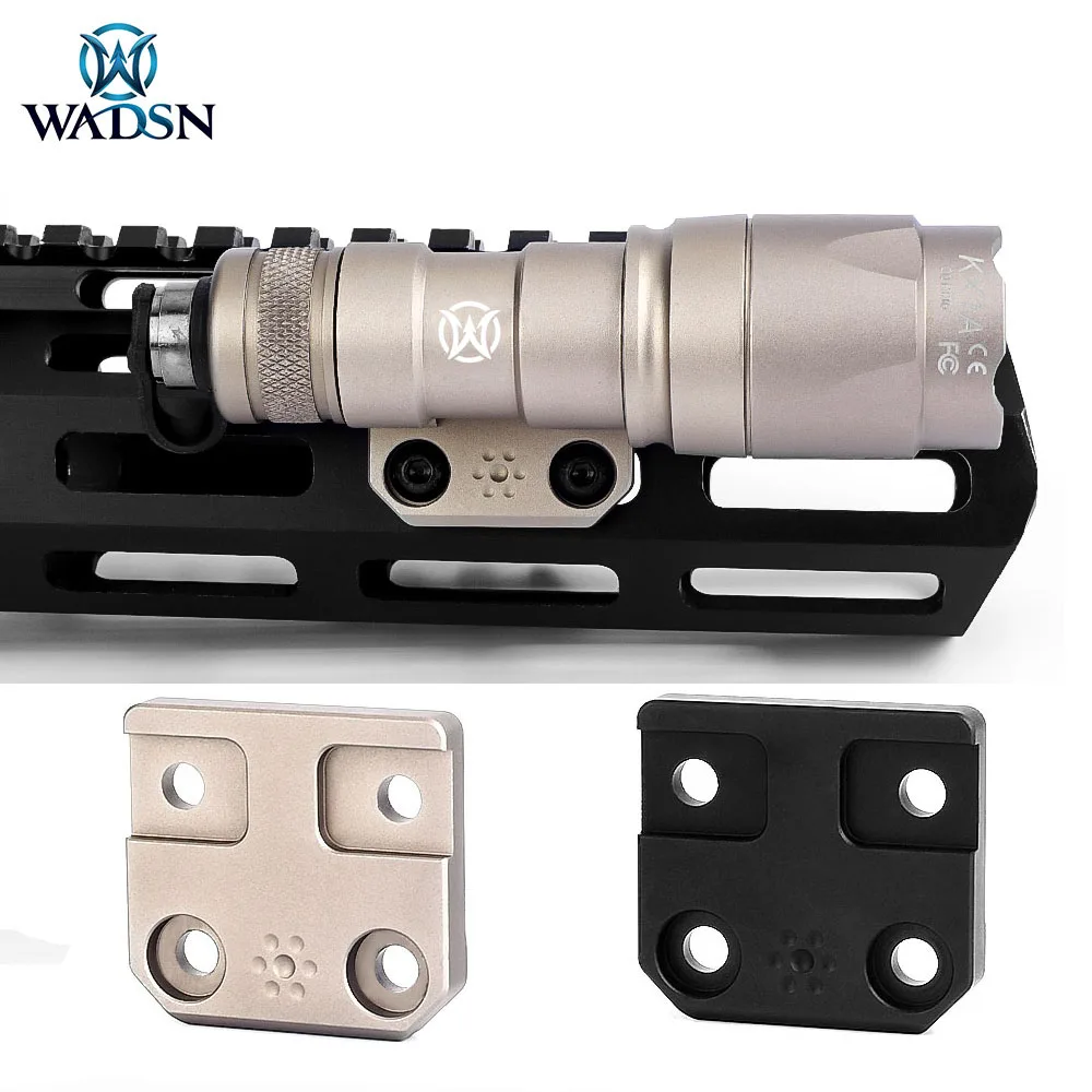 WADSN Тактический M300 &amp M600 вспышка светильник Боковое крепление для M-LOK KEYMOD