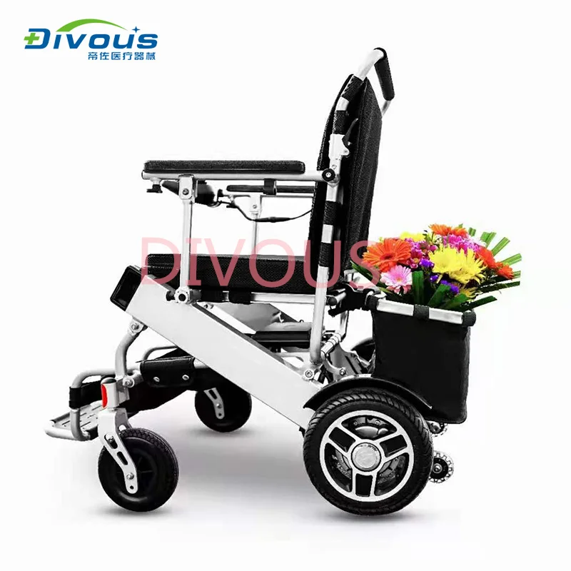 Free Shipping Dual Motor Lightweight Elderly Disabled Electric Wheelchair |