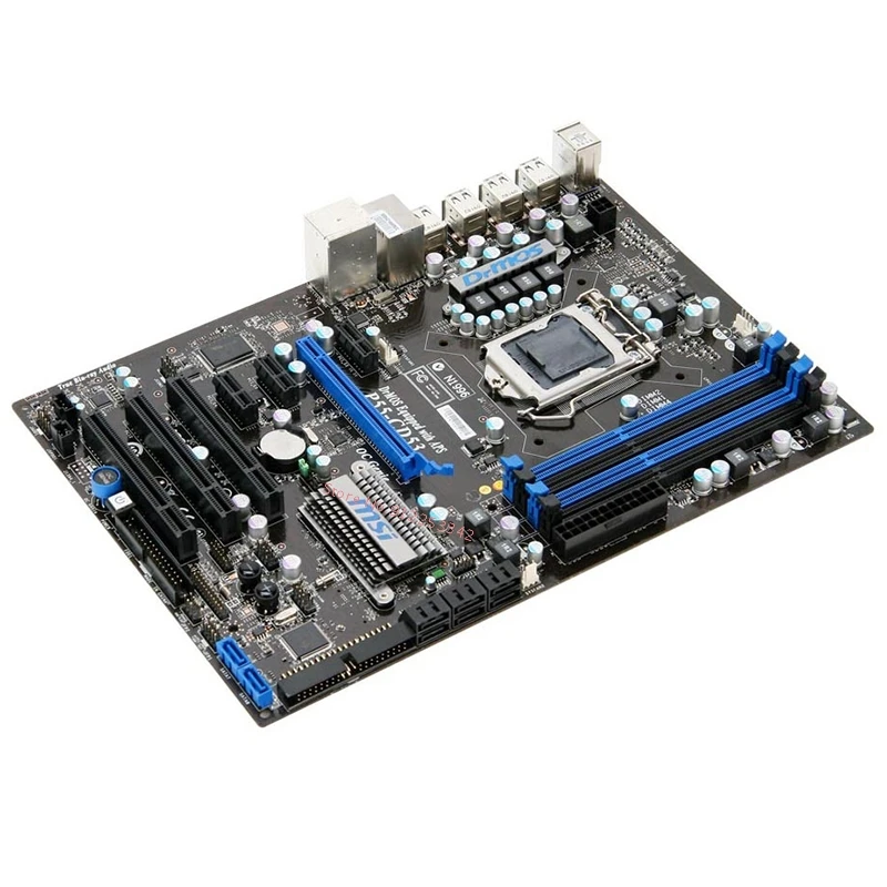 Оригинальная материнская плата для MSI P55-CD53 LGA 1156 DDR3 процессора i5 i7 16 Гб P55