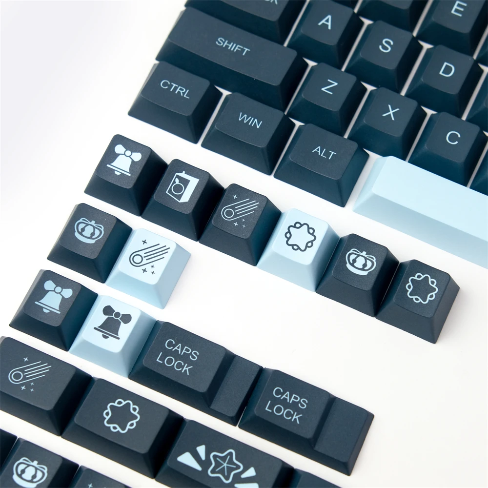 PBT 124 клавиши GMK Comet колпачки для клавиш Вишневый профиль краска-Сублимация 61 64 68 84