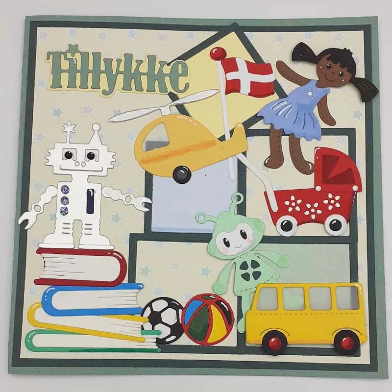 

JC Car Bus Aircraft Metal Cutting Dies DIY Scrapbooking Die Cut Handmade Tools Card Making Stencil Craft Mold Mould Model Decor