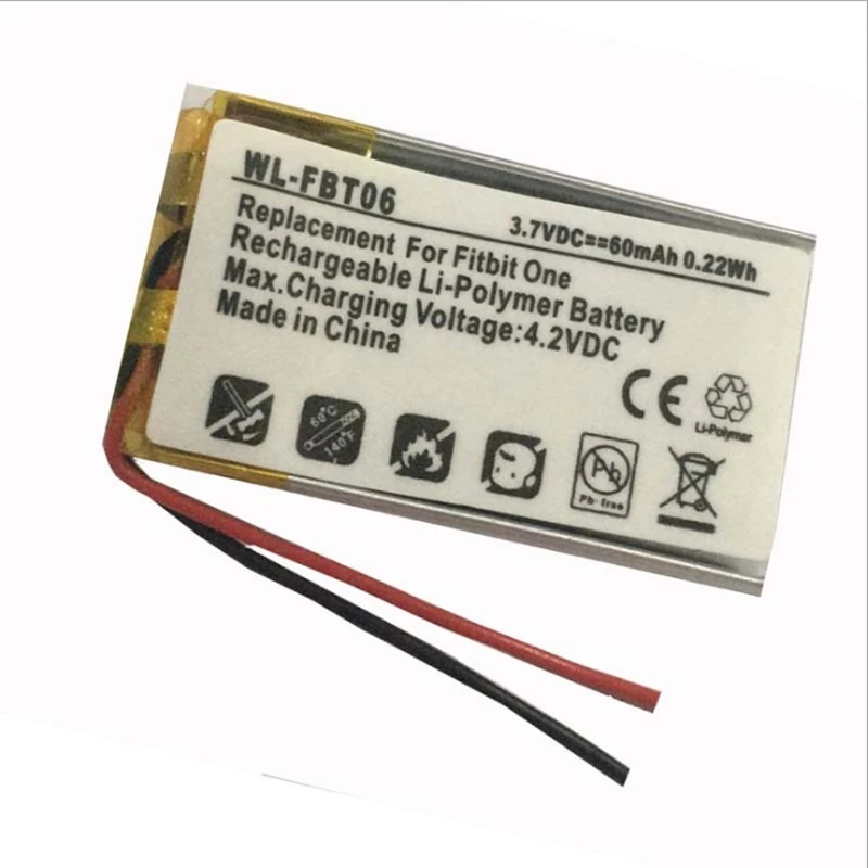 Аккумулятор PANFU 60 мАч для Fitbit One Smartband батарея смарт браслета
