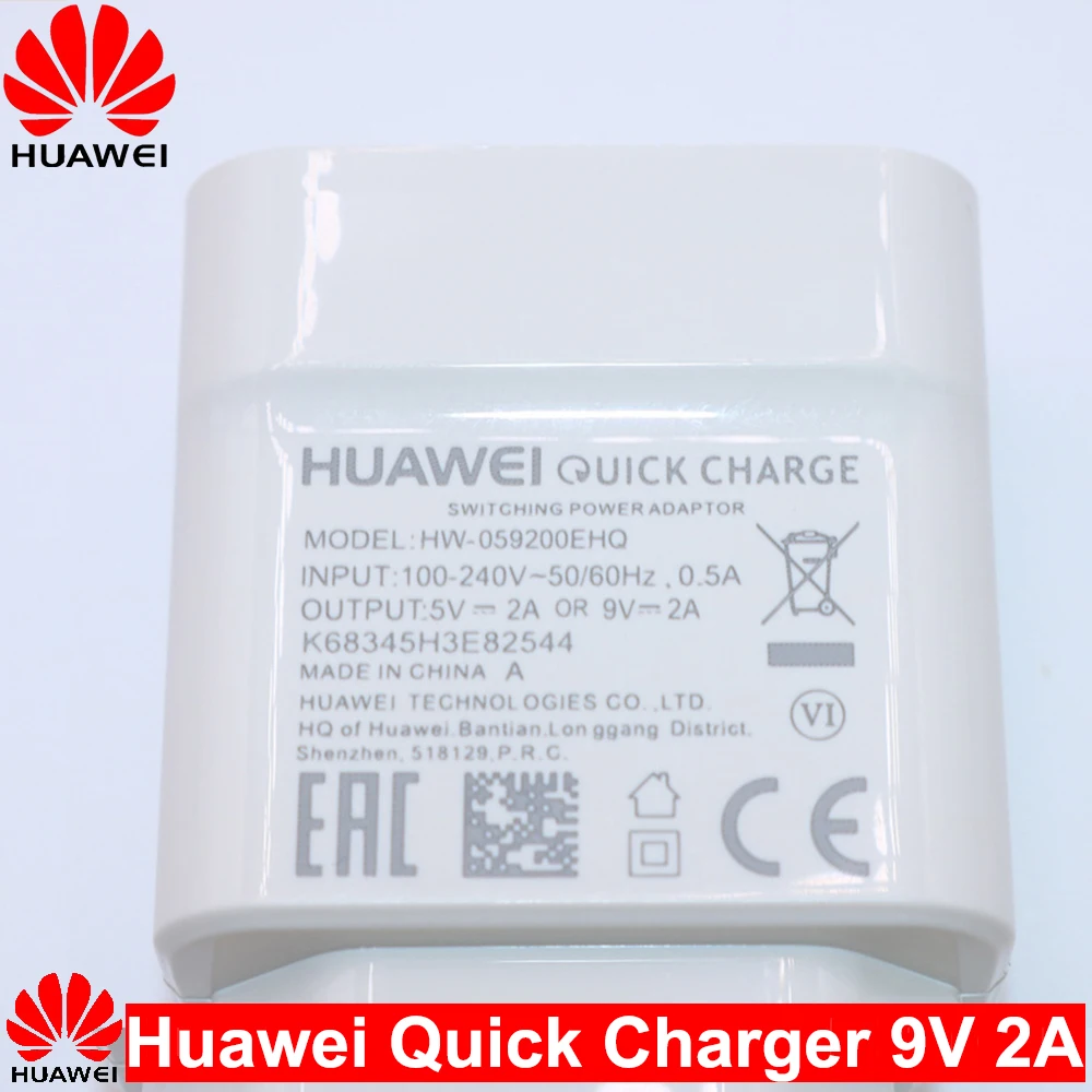 Зарядное устройство QC 2 0 для Huawei 9 В А ЕС США адаптер быстрой зарядки с Micro USB Mate 7 8 10