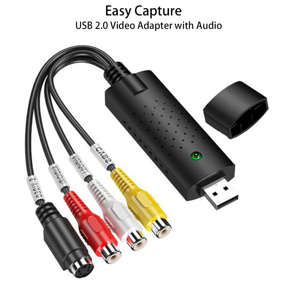 Видеорегистратор USB 2 0 видеоадаптер с картой захвата звука конвертер камеры DV ТВ