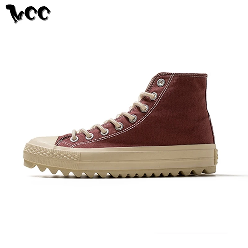 

Men High Top Canvas Shoes Platform Boots Lace-up Sneakers Retro Vulcanize Shoes Height Increasing Man Designer Casual Shoes