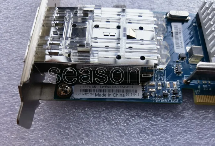 Сетевая карта IBM 94Y5230 Broadcom с двумя портами 10 Гб SFP Exlom | Компьютеры и офис
