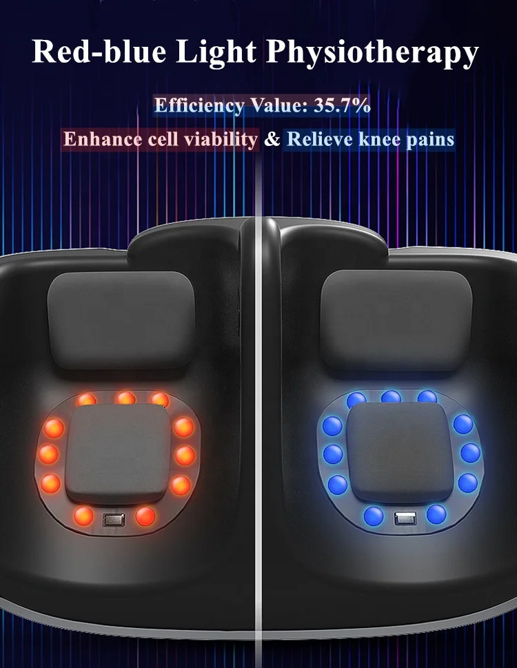 

Wireless Vibration Muscles Massager Laser Arthritis Pain Relief Knee Massager with Heat