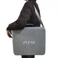 travel storage handbag for ps5 console protective luxury bag adjustable handle bag for playstation 5 ps5 travel carrying case