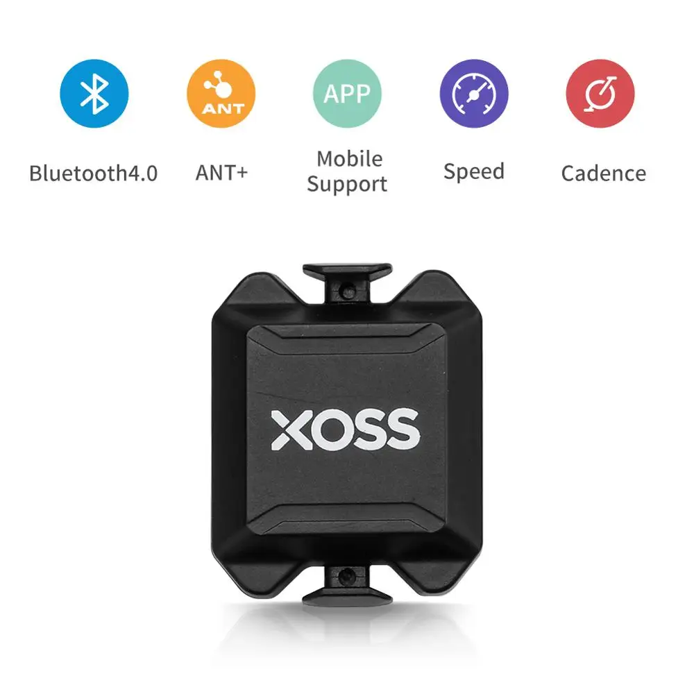 XOSS Велосипед Компьютер скорость метр ANT+ скорость и каденция Двойной сенсор подходит для Garmin iGPSPORT Bryton Blutooth 4,0 Strava - Цвет: XOSS Sensor