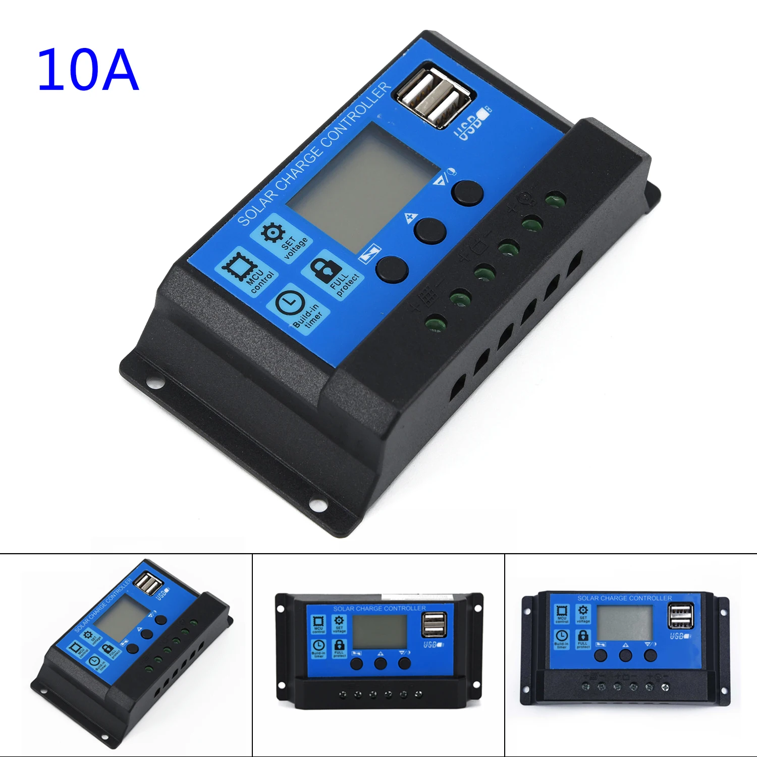 1 * интеллектуальный контроллер заряда солнечной панели синий автоматический
