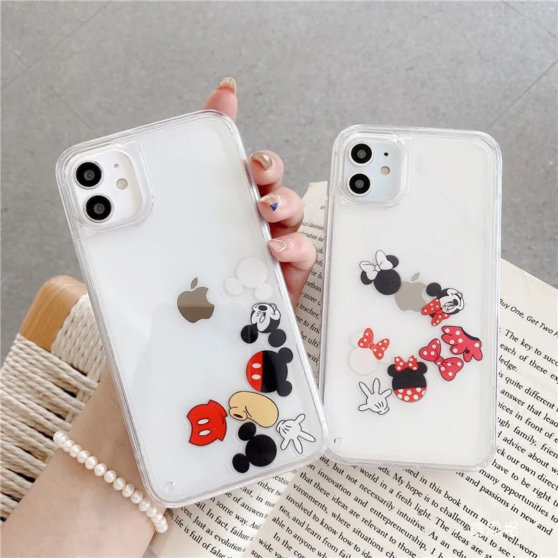 

Disney Mickey Donald Cartoon Mobile Phone Case for iPhone 7/8 plus xr xs max 11/12pro max 12mini Waterproof Cell phone cover