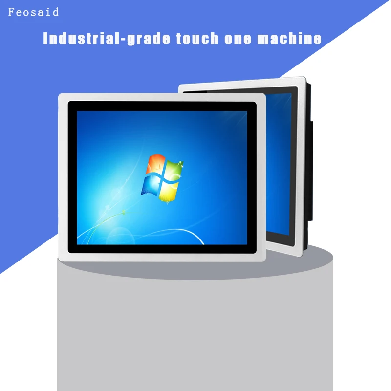 

15 inch Embedded capacitive touch industrial computer, 4G RAM 32G SSD core J1800/i3/i5/i7 ,Metal shell Self-service termina