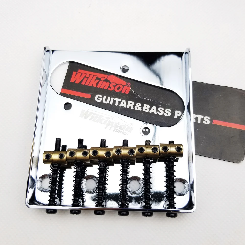 Серебряный винтажный мост wilтакие для Tele электрической гитары латунные сиденья TL