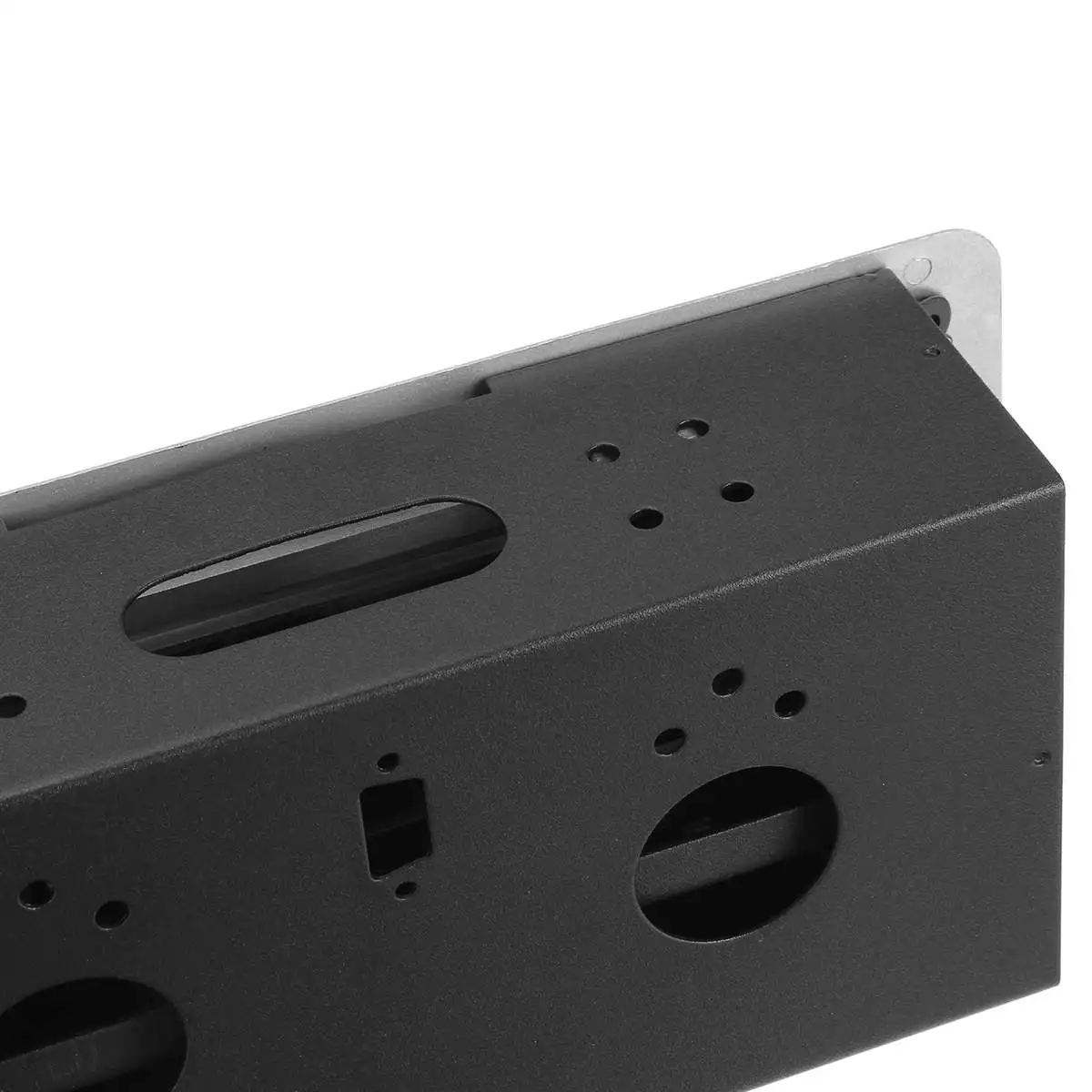 16A 2 power EU розетка Серебряный алюминиевый сплав замедленная двойная USB зарядка порт 2.1A офисный стол настольная розетка черная стальная коробка