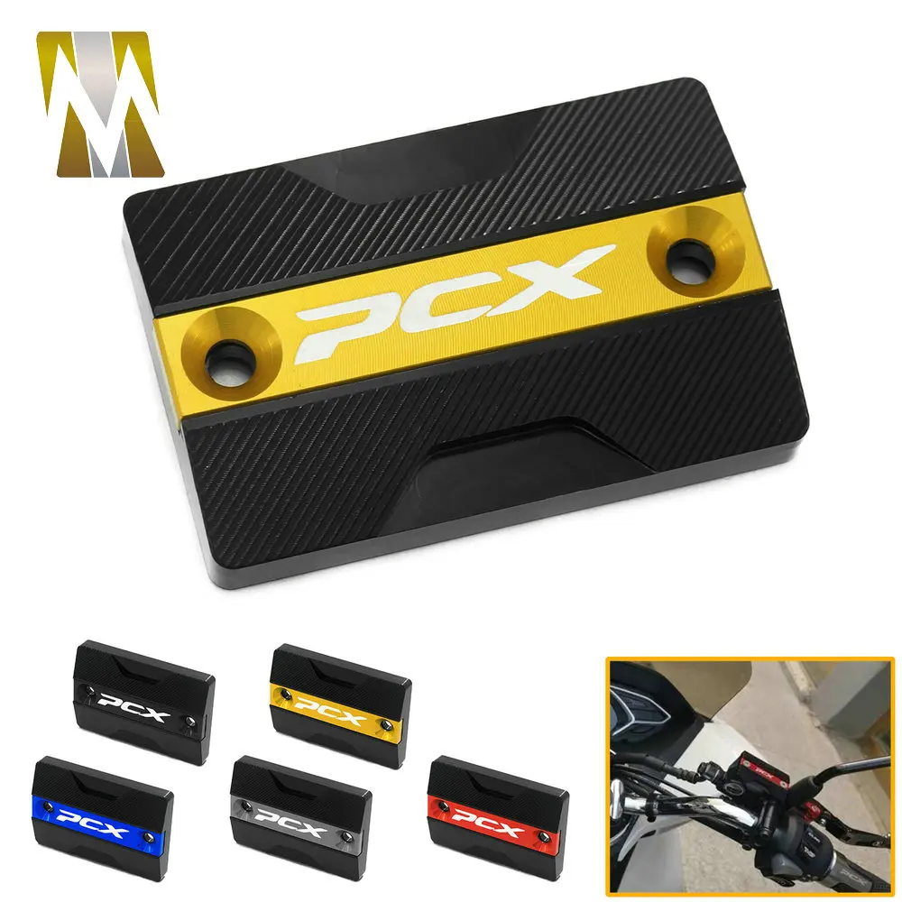 

Master Cylinder Protector Front Rear Brake Fluid Reservoir Cap Cover CNC Aluminum For Honda PCX 125 150 PCX125 PCX150 2018 2019
