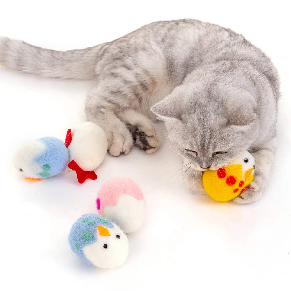

Catnip Toy For Indoor Cats Cat Toys Easter Egg Interactive Ball Kitten Toy Lovely Cat Teething Chew Toy