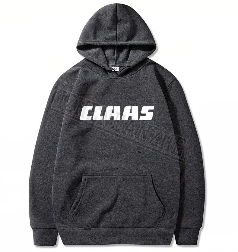 Новинка толстовка с капюшоном для трактора Claas зимний мужской пуловер Мужское