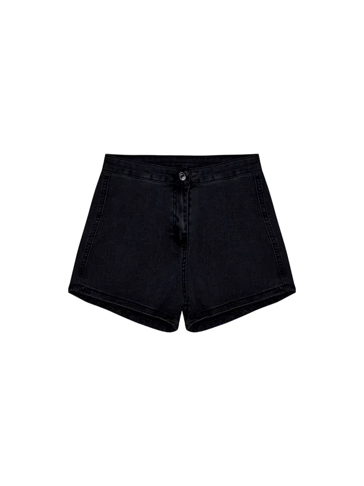 

WOMANGAGA Spice Girl Peach Skinny Hip Super Short Sexy Hot Pants Women Summer High Waist Hip Denim Short Jeans Korean Hot U8HR