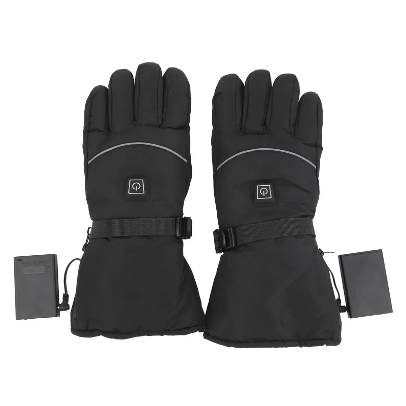 

2pcs Outdoor Motorcycle Electric Warm Winter Heated Gloves Waterproof Battery Powered Gloves For Riding Hunting Ski One Size