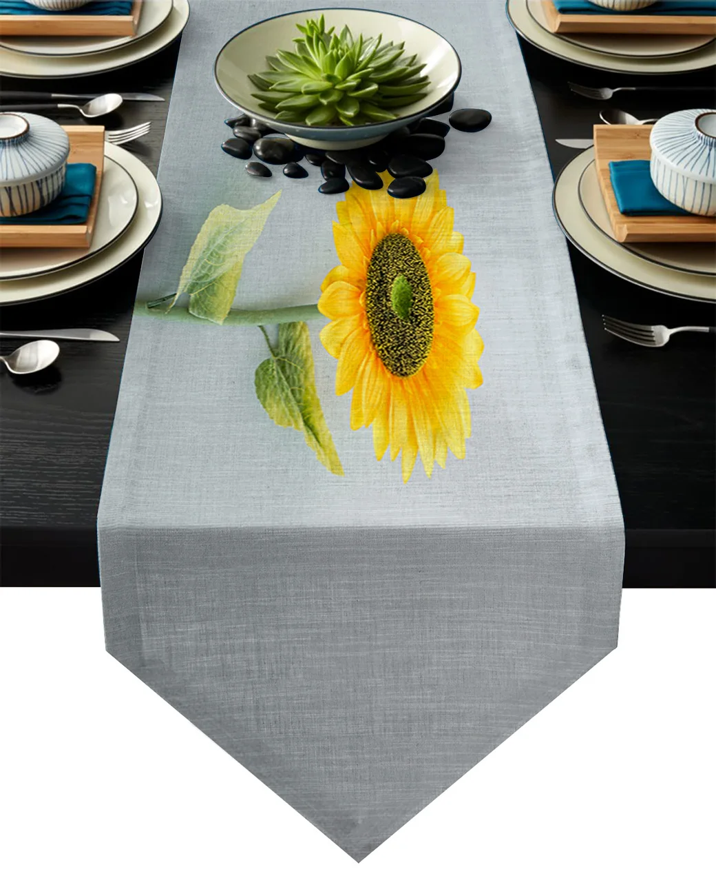 Скатерть с подсолнухами для свадебного праздника вечерние скатерти украшения