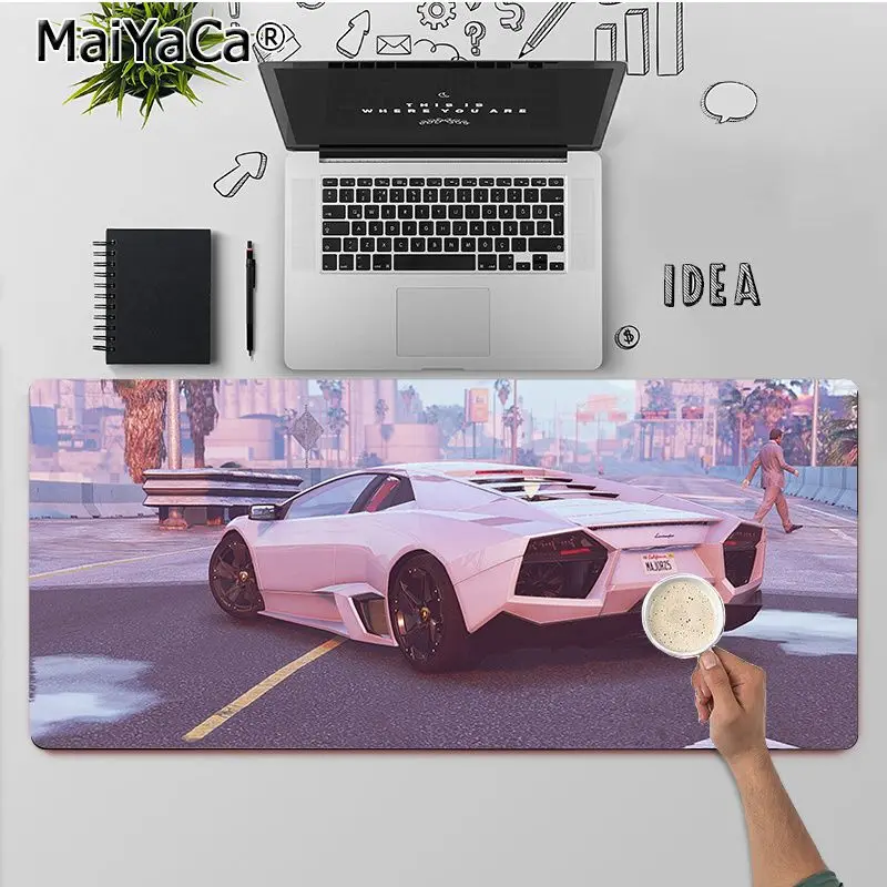 

MaiYaCa Top Quality GTA Gamer Speed Mice Retail Small Rubber Mousepad Free Shipping Large Mouse Pad Keyboards Mat
