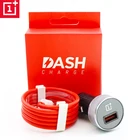 Автомобильное зарядное устройство oneplus 6T, устройство для быстрой зарядки, с кабелем type-c, красного цвета, 1 м, для Oneplus 7 T Pro 6T 6 5 3t 3