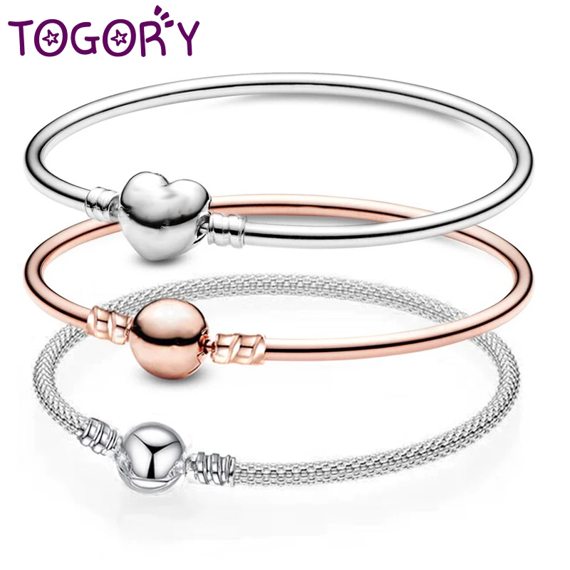 TOGORY 2020 новые круглые браслеты цепочки с застежкой подвесками подходят для