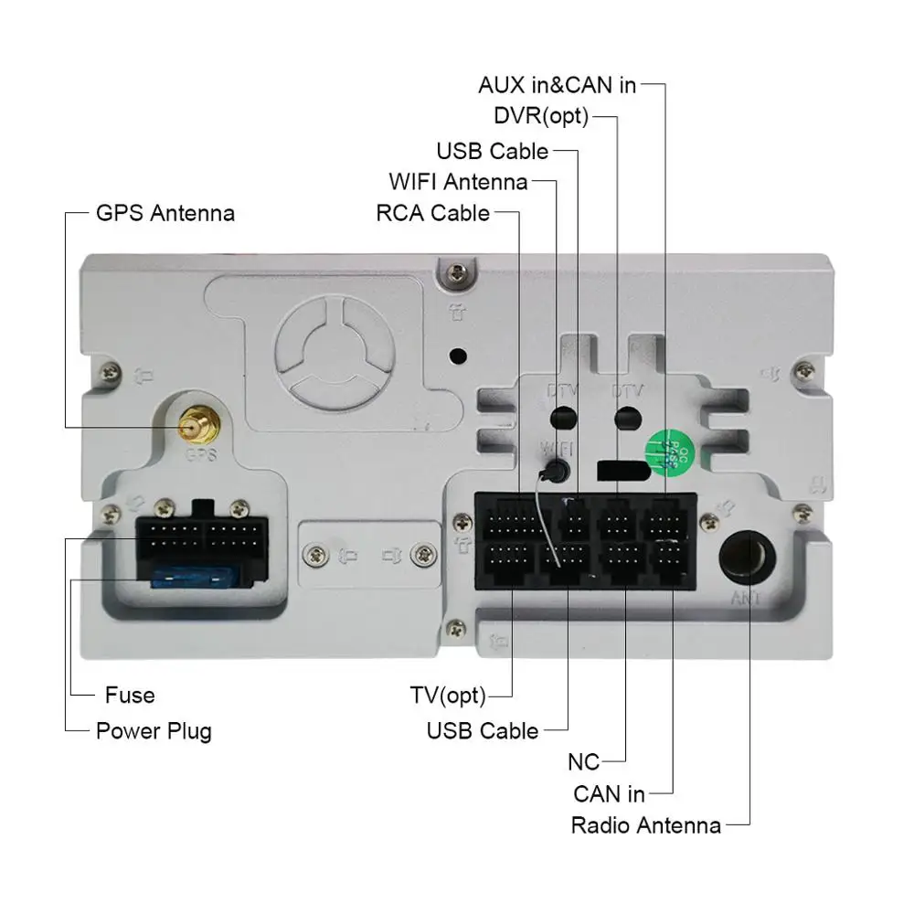 Автомобильный мультимедийный DVD-плеер головное устройство GPS-навигация стерео DSP