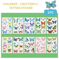 butterfly temporary tatoos body stickers fake tattoo birthday party favor supplies decor for boys girls children toddler teens