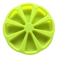 pizza baking shaping silicone tools bakeware sugarcraft muffin mould triangle cakes non stick cake mold pan fondant random color
