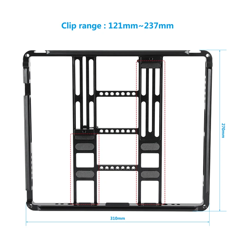 HDRIG полностью безопасная клетка с креплением для холодного башмака и VESA