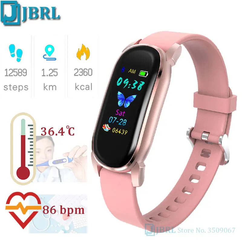 Детские спортивные Смарт часы с температурным режимом фитнес браслет Bluetooth для