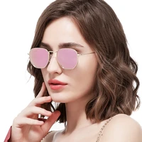 womens sunglasses metal polarized aviation pilot shades hot girls uv400 shopping sun glasses pink with free box