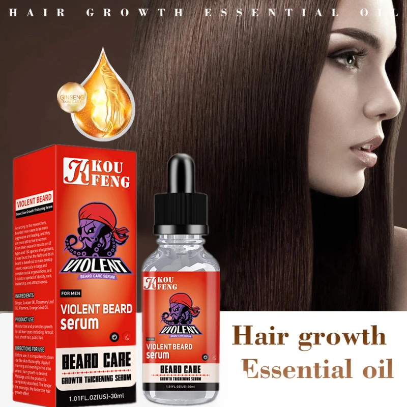 Ginger Hair Growth Essence 7 Days Germinal Serum Essential Oil Loss Treatment for Men Women Beauty | Красота и здоровье