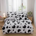 постельное белье The Nordic style bedding set duvet cover set twin Full Queen brief reactive printed bed linen flat sheet bedclothes not quilt