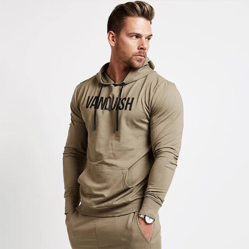 

Cotton streetwear casual men's pullover hoodie spring and autumn new fitness sportswear fashion free mail men's clothing
