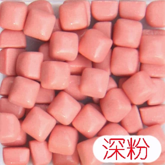2 600 шт., мозаичная плитка Glary Jade, сделай сам, мозаичные камни, смешанные цвета, квадратные материалы для детей/детей, 0,58*0,58*0,4 см - Цвет: 2
