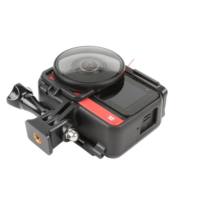 Acessório de Lente Suporte de Montagem de Sapato Acessórios de Trabalho Dupla Edição uv 360 1 Polegada Lei ca Insta360-lente r 4k